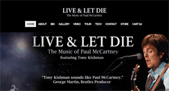 Desktop Screenshot of liveandletdieshow.com