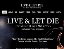 Tablet Screenshot of liveandletdieshow.com